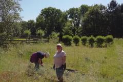 Les déesses de la Terre et de la Nature ;-), alias Mélyne et Caroline