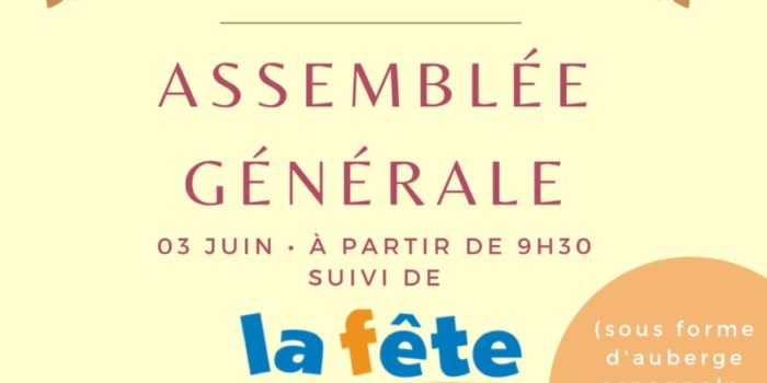 Affiche AG et fête des voisins